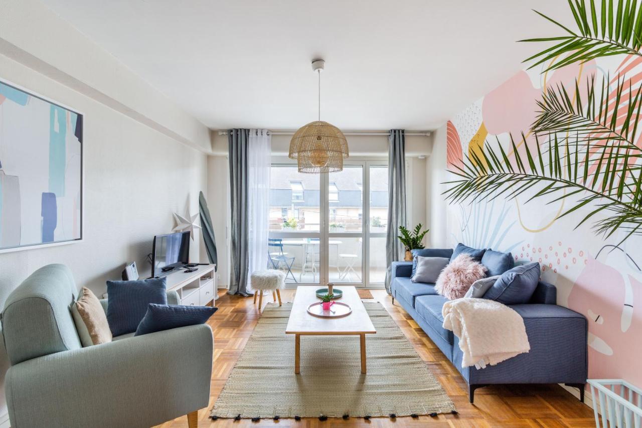 Rosa, Confortable 2 Chambres Avec Parking Dans Le Centre Rennes Exterior photo